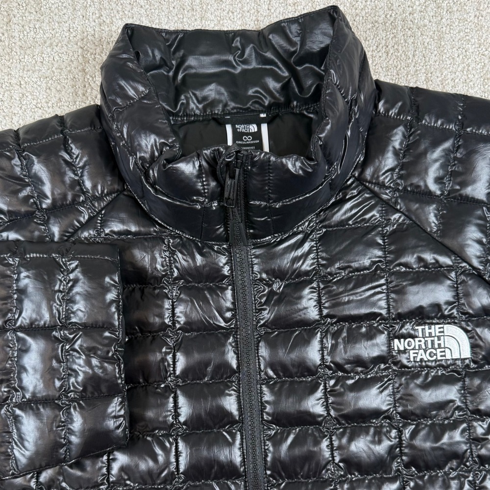 NEW The North Face Mens 2XL Black ThermoBall Quilted Puffer Jacket